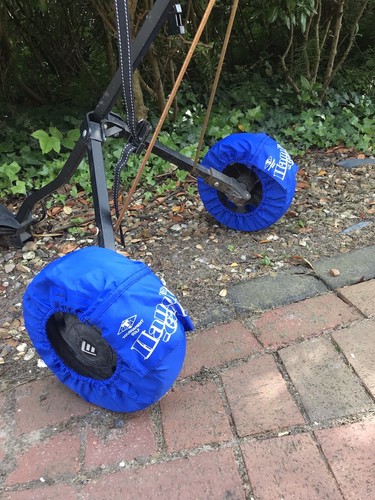 Golf trolley wheel covers - golf,