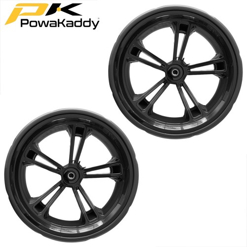 Powakaddy black golf trolley - black,