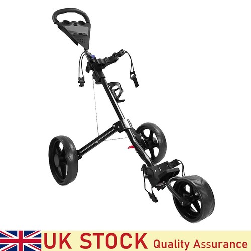 Foldable golf trolley wheel - foldable, 3-wheel